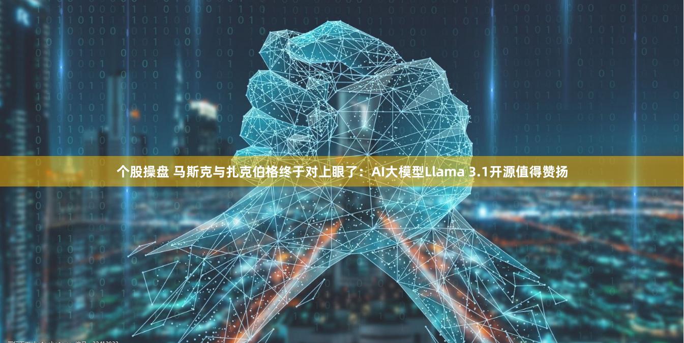 个股操盘 马斯克与扎克伯格终于对上眼了：AI大模型Llama 3.1开源值得赞扬